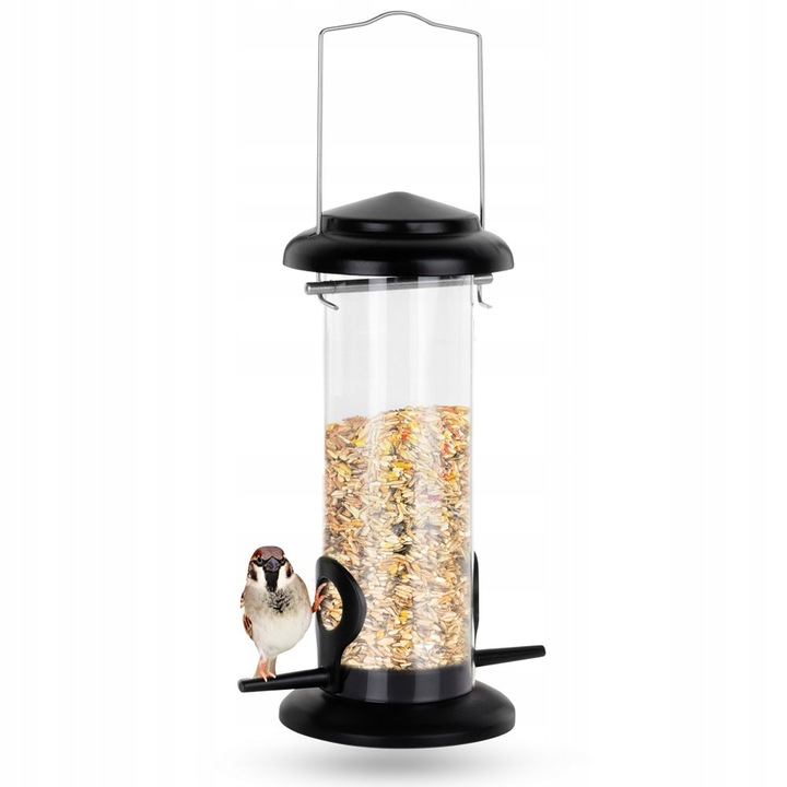 Karmnik DLA PTAKÓW wiszący budka na karmę ziarno balkon taras ogrodowy