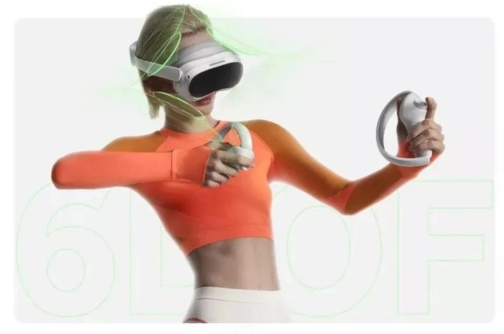 Gogle VR PICO 4 128GB Zestaw Gogle VR All-in-One 4K + 2 KONTROLERY