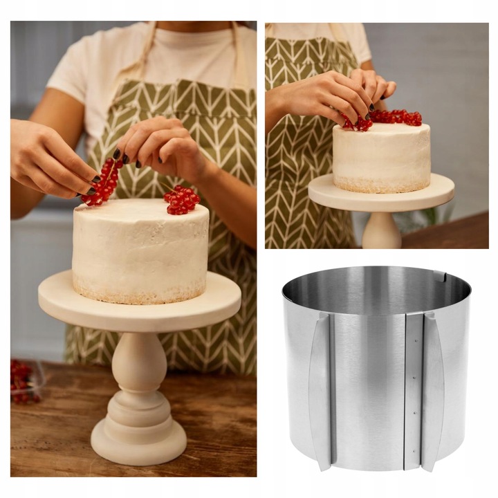 RANT DO TORTU 12cm REGULOWANY 16-30cm TORTOWNICA OBRĘCZ DO CIAST