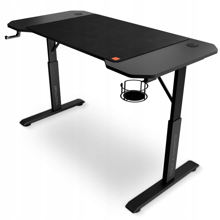 Biurko Gamingowe Regulowane 120x60cm Wysokość 56-79cm VECTOR TREX