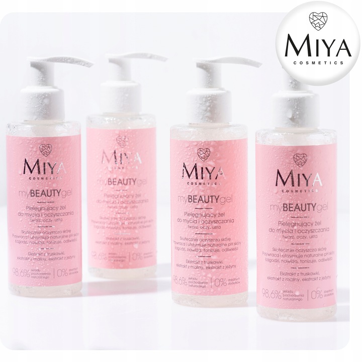 Żel do Mycia i Oczyszczania Twarzy Pielęgnujący Oczyszczający Miya 140 ml