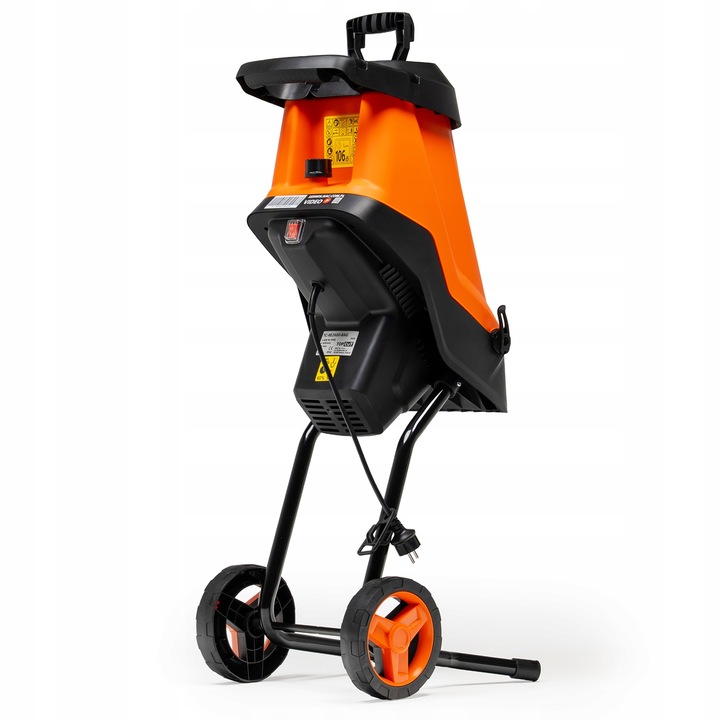 ROZDRABNIACZ DO GAŁĘZI NOŻOWY ELEKTRYCZNY 2600W RĘBAK DO DREWNA WOREK