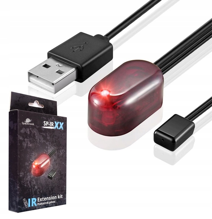Przekaźnik Przedłużacz Sygnału Pilota na Podczerwień IR Extender