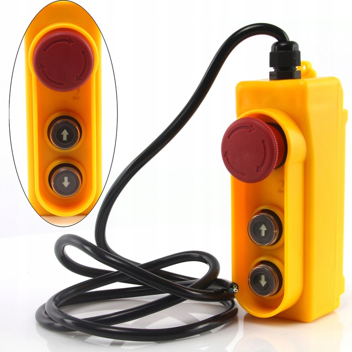 Przełącznik przycisk pilot wciągarki 500 1000 230V