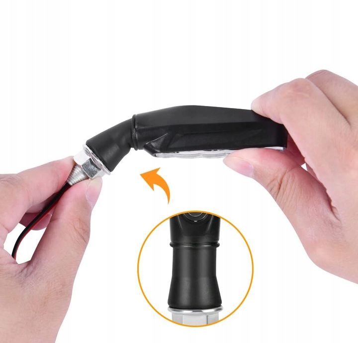 4x PŁYWAJĄCE DYNAMICZNE KIERUNKOWSKAZY MOTOCYKL QUAD SKUTER MOTOR CROSS