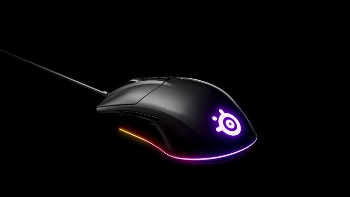 Mysz SteelSeries Rival 3 GAMING RGB USB Przewodowa