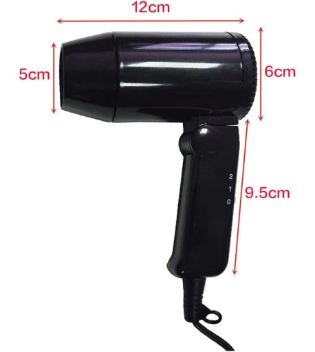 PRZENOŚNA SUSZARKA DO WŁOSÓW W SAMOCHODZIE, WTYCZKA ZAPALNICZKI, CZARNY