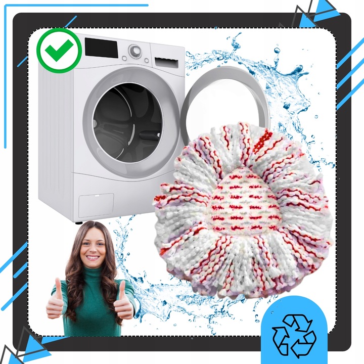 3x WKŁAD NAKŁADKA DO MOPA OBROTOWEGO VILEDA TURBO NOWY MODEL MOPOWANIE