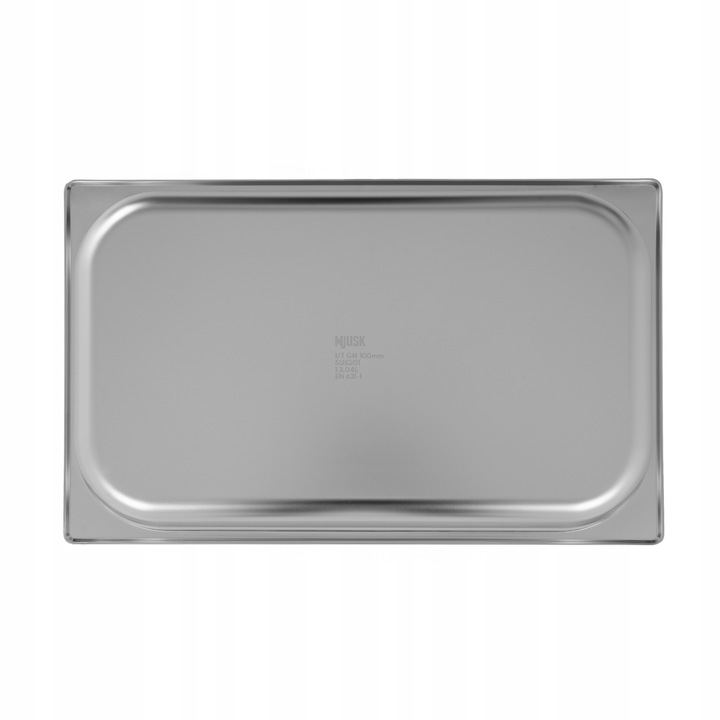 POJEMNIK GASTRONOMICZNY GN 1/1 100 mm STAL NIERDZEWNA 13 L MJUSK