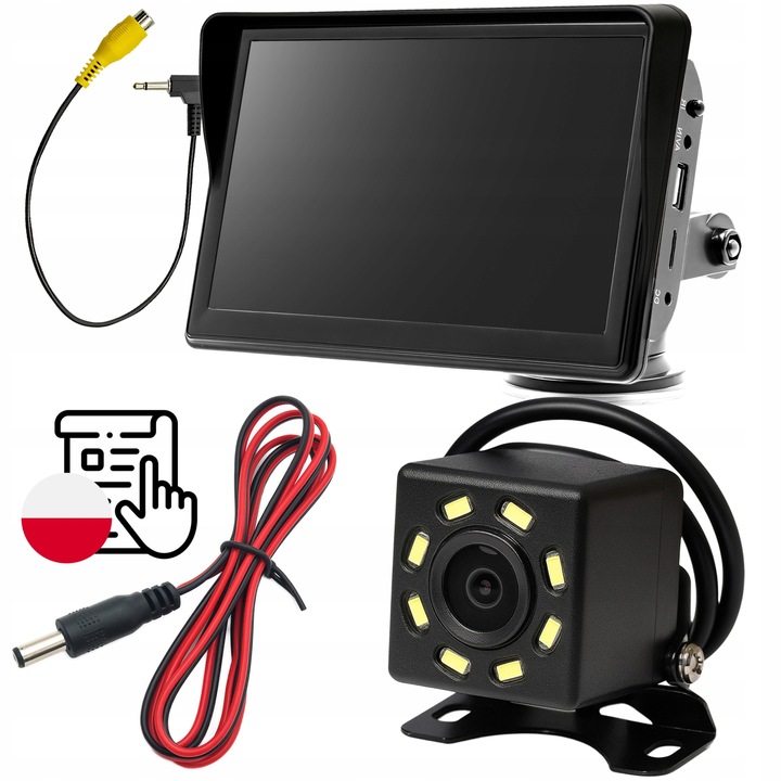 RADIO SAMOCHODOWE 7 CALI ANDROID APPLE CARPLAY KAMERA COFANIA