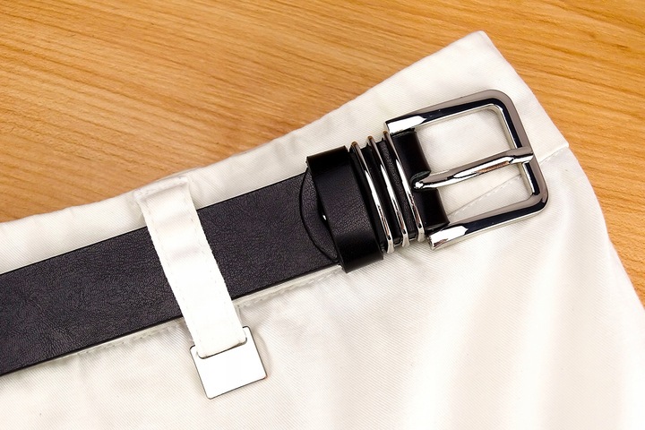 Pasek skórzany CZARNY DAMSKI SKÓRA NATURALNA 130CM GRACIO