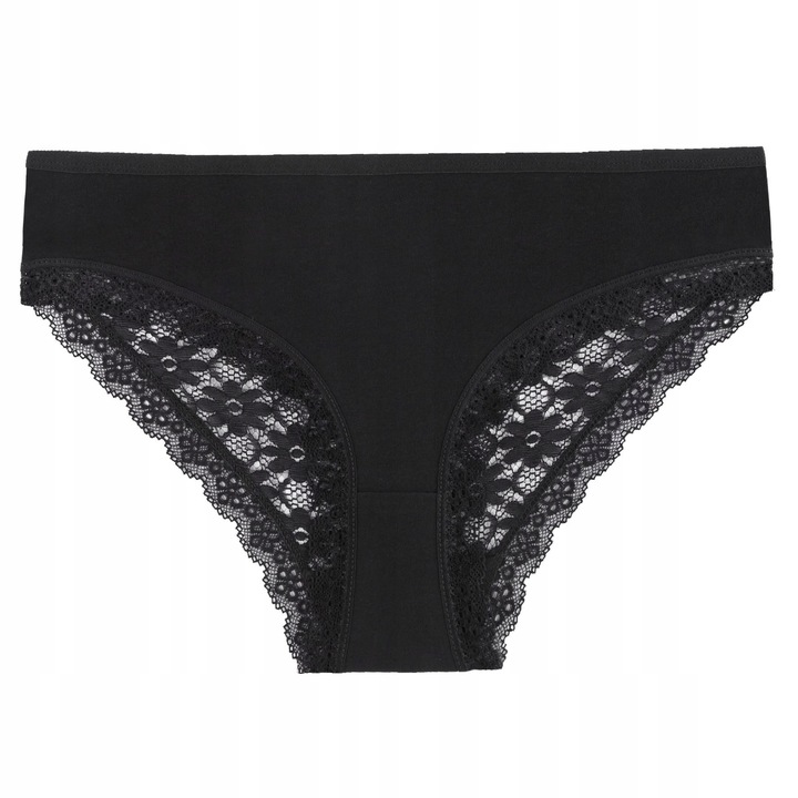 4x Koronkowe FIGI MAJTKI DAMSKIE Bawełniane Koronka Kobiecie MORAJ r. S