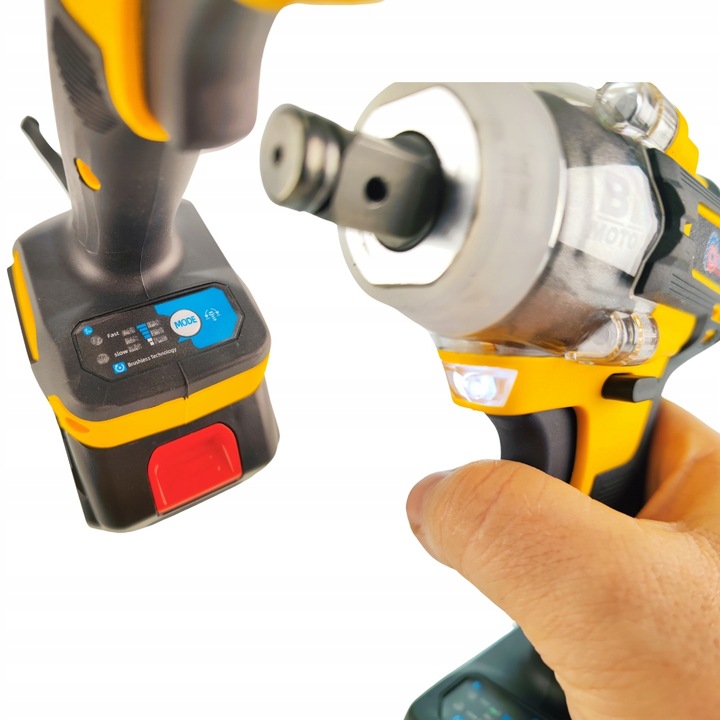 Zestaw narzędzi akumulatorowych 3W1 6Ah WKRĘTARKA SZLIFIERKA KLUCZ 48V