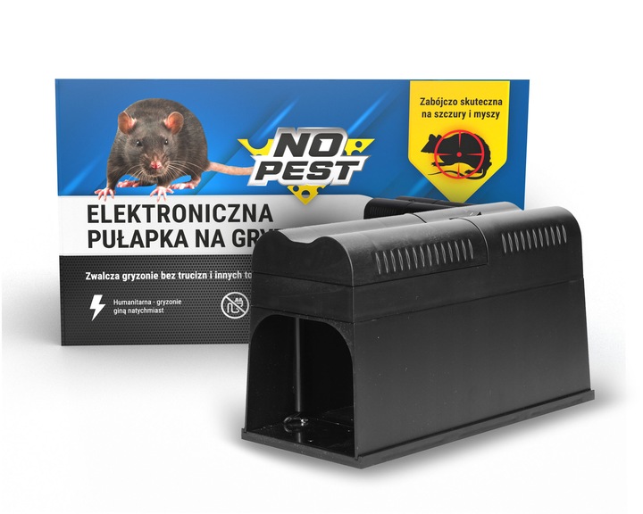 ELEKTRYCZNA PUŁAPKA NA SZCZURY MYSZY GRYZONIE NO PEST TUNELOWA NA