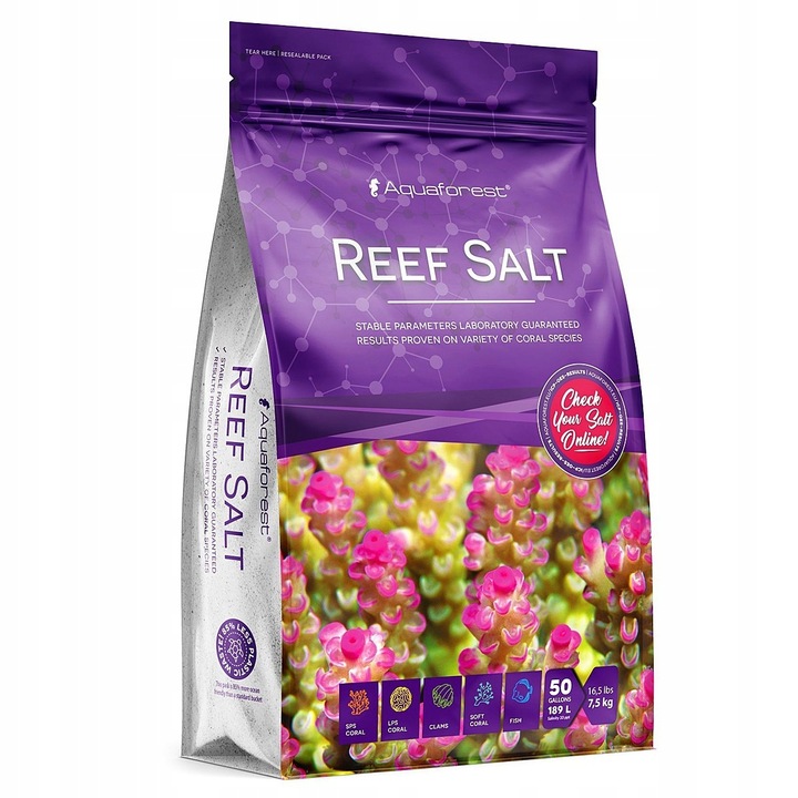 Aquaforest Reef Salt 7,5 kg sól morska