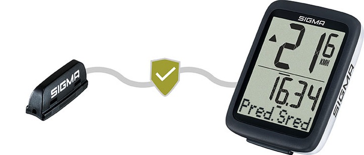 MARKOWY LICZNIK ROWEROWY SIGMA 10.0 IPX8 POLSKIE MENU TERMOMETR START/STOP