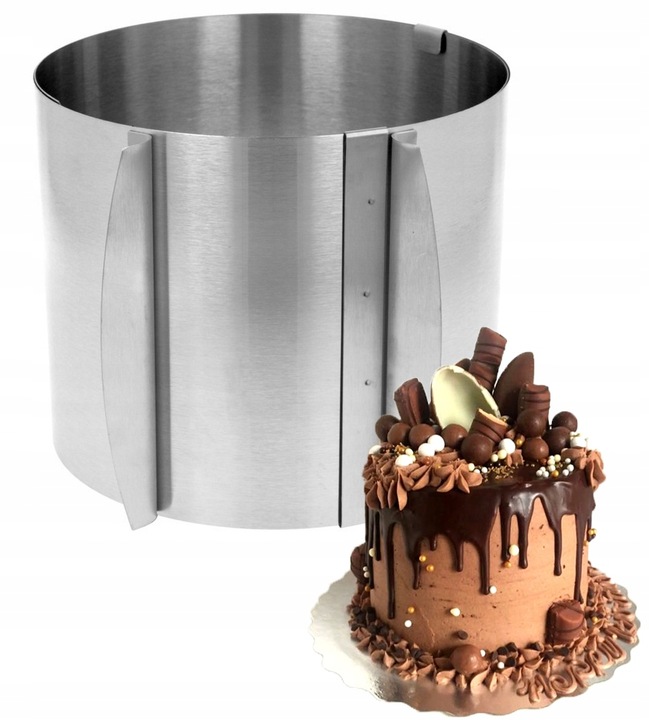 RANT DO TORTU 15cm REGULOWANY 16-30cm TORTOWNICA OBRĘCZ DO CIASTA