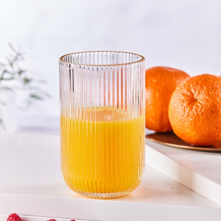 Zestaw 6 szklanek Selena Szklanki do napojów drinków Altom Design 430 ml