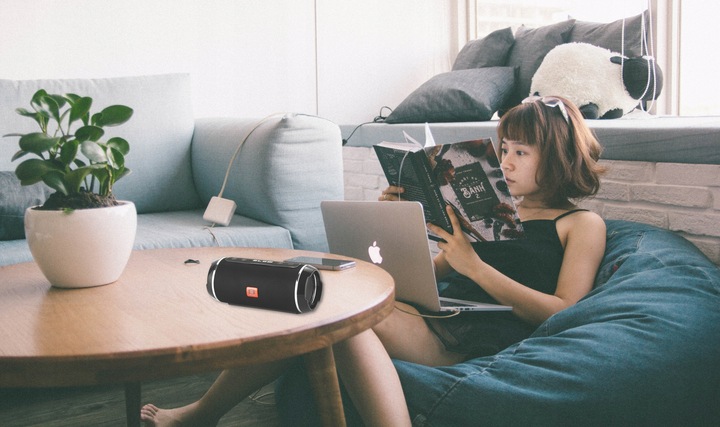 GŁOŚNIK BLUETOOTH USB SD AUX PRZENOŚNY BEZPRZEWODOWY RADIO FM WIEŻA