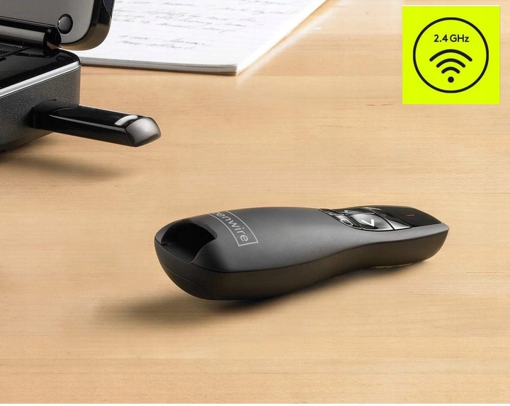WSKAŹNIK PREZENTER LASEROWY PILOT BEZPRZEWODOWY DO PREZENTACJI LASER USB ZW