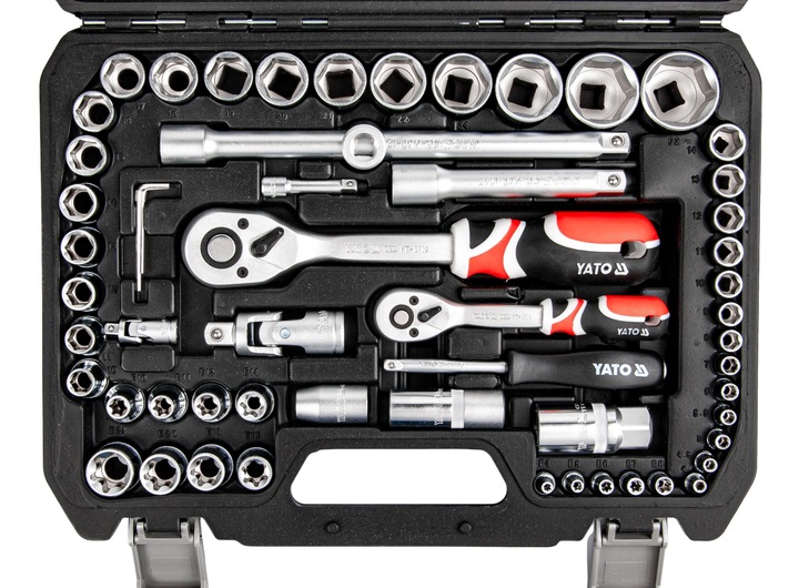 ZESTAW KLUCZY NASADOWYCH KLUCZE NASADOWE YATO 108