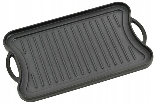 Płyta ŻELIWNA Grillowa na OGNISKO Grilla Patelnia Grill Dwustronna