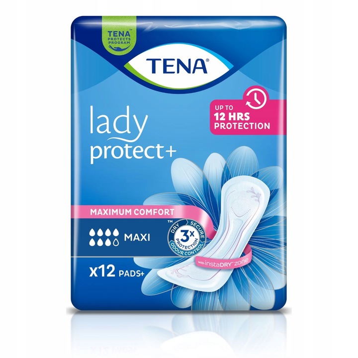 6x12szt podpaski TENA LADY MAXI specjalistyczne dla kobiet wkładki
