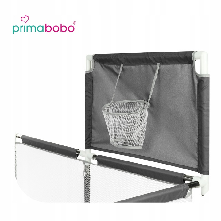 PRIMABOBO Kojec dla dziecka z koszem Duży suchy basen 126x126cm składany