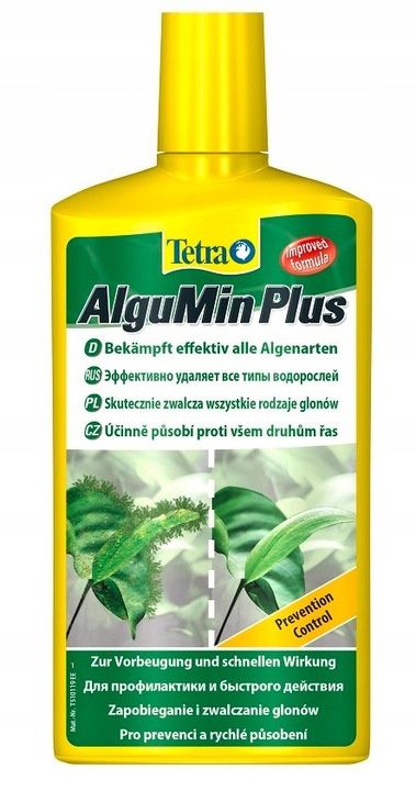 Tetra AlguMin Plus 500ml ŚRODEK NA GLONY ANTYGLON