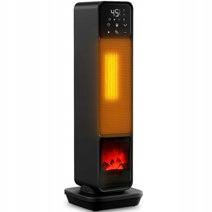 Termowentylator farelka nagrzewnica elektryczna kolumnowy kominek +