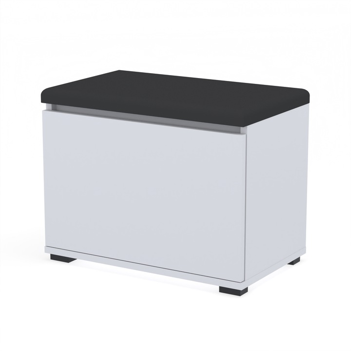 Szafka na buty VB50x30 D1N1 siedzisko schowek 50cm BIAŁY