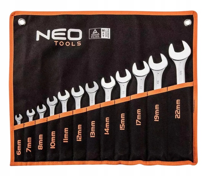 Klucze Nasadowe Walizka NEO 108 el 1/4 1/2 + Klucze Płasko Oczkowe Płachta