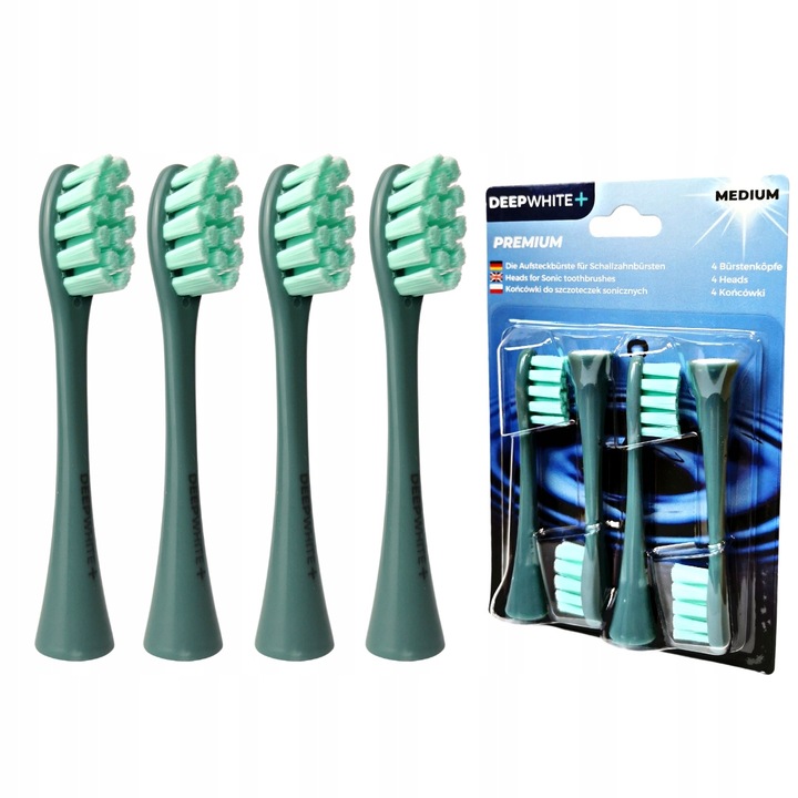 4x KOŃCÓWKI DO XIAOMI OCLEAN X PRO Z1 AIR 2 ZIELONY zamienniki