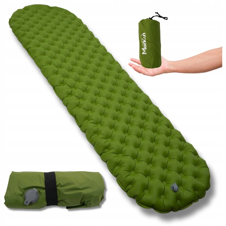 Mata Turystyczna Dmuchany Materac Łóżko Do Spania 200x60 Gruby 10 cm