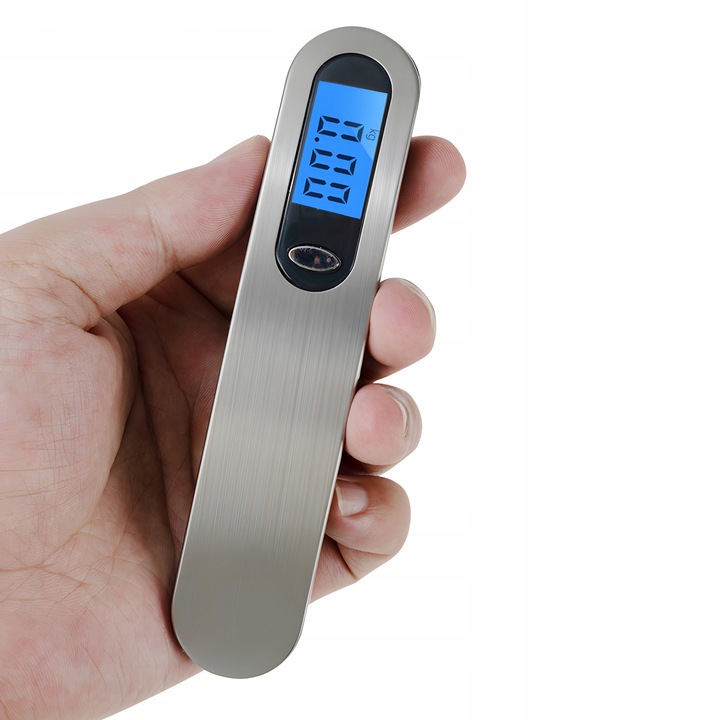 WAGA BAGAŻOWA PODRÓŻNA HAKOWA TURYSTYCZNA LOTNICZA RĘCZNA LCD DO 50KG