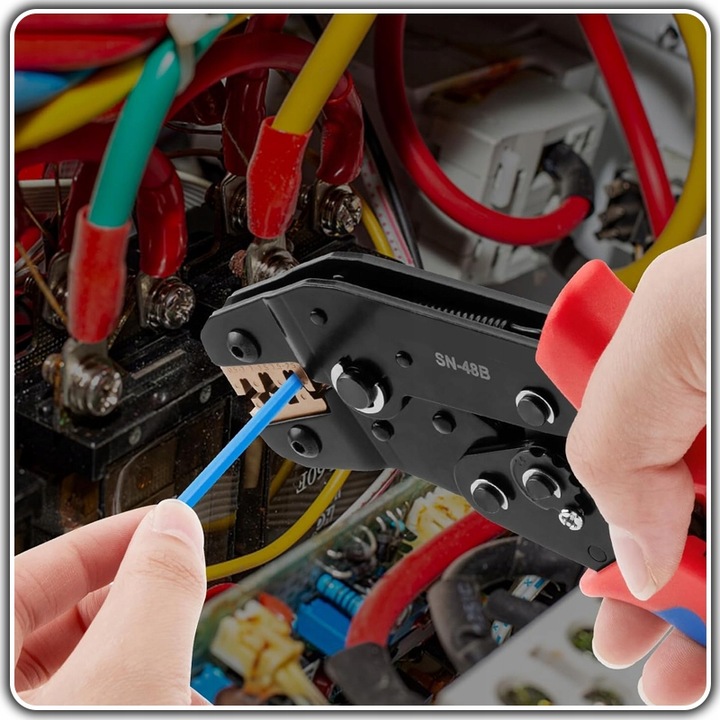 ZACISKARKA RĘCZNA DO KONEKTORÓW NIEIZOLOWANYCH SN-48B