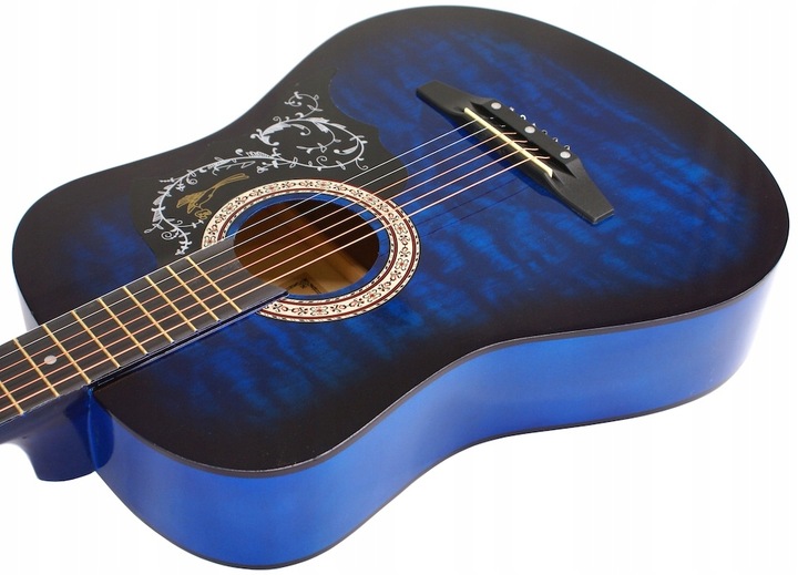 GITARA AKUSTYCZNA ZESTAW DLA POCZĄTKUJĄCYCH 81/P