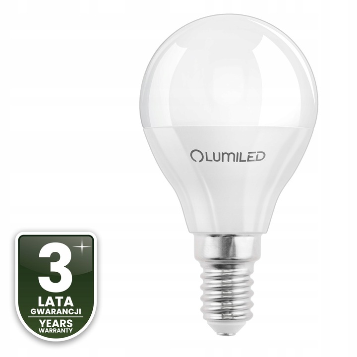 6x Żarówka LED E14 Kulka 5W = 50W 470lm 4000K Neutralna LUMILED NIE