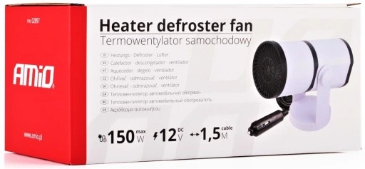 Termowentylator grzejnik samochodowy -12V 150W