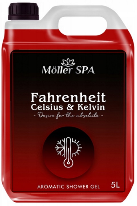 Żel pod prysznic FAHRENHEIT CELSIUS & KELVIN zapach perfum 5L DEN