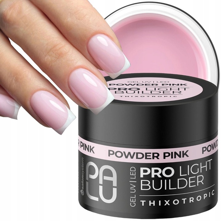 PALU PRO LIGHT BUILDER ŻEL BUDUJĄCY SAMOPOZIOMUJĄCY POWDER PINK 45 g