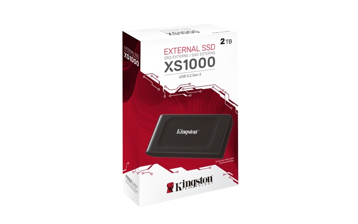 Dysk zewnętrzny SSD Kingston XS1000 2TB USB-C 3.2 Gen 2x2 SXS1000/2000G