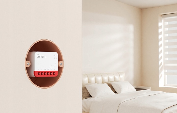 Sonoff MINI-ZBRBS Inteligentny Mini Przełącznik Do Rolet ZigBee 3.0