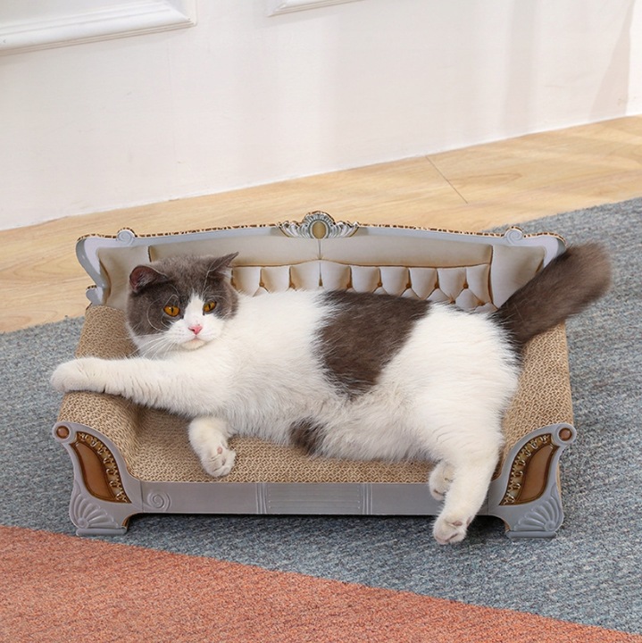 DRAPAK DLA KOTA SOFA LEGOWISKO KARTON TEKTUROWY