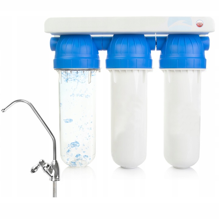 Zestaw podzlewozmywakowy trzystopniowy system filtracji Aqua FS3 Emi