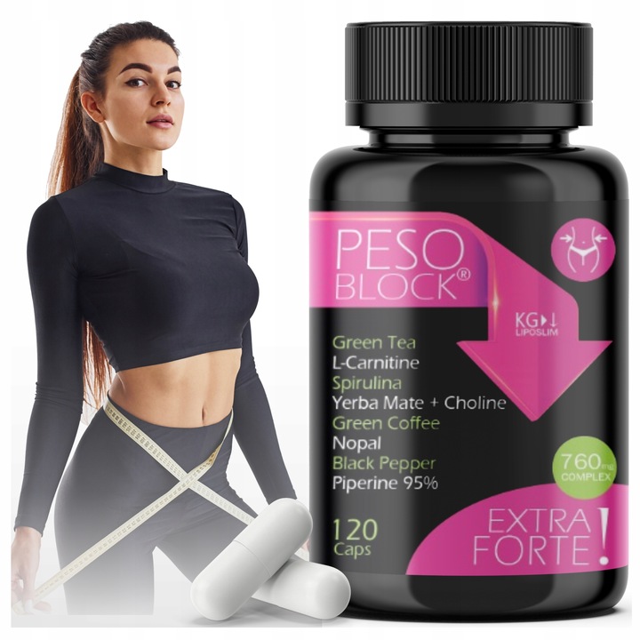 Tabletki na Odchudzanie Nadmiar Wody Spalacz Tluszczu Cellulit PESO BLOCK