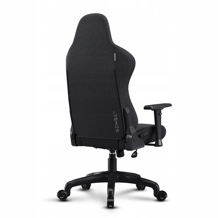 Fotel Gamingowy Materiałowy Obrotowy Biurowy Krzesło Gracza Kubełek Sense7