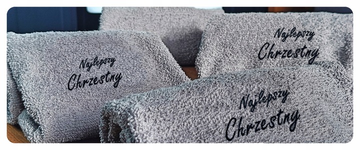 PODZIĘKOWANIE Dla Ojca Chrzestnego PIERWSZA KOMUNIA - Ręcznik Kubek