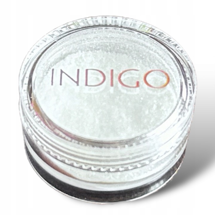 Indigo Efekt Glammer Silver lustrzany pyłek efekt perłowej tafli 0,5 g