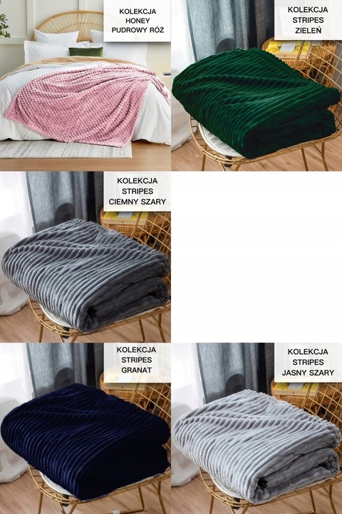 KOC NARZUTA NA ŁÓŻKO KANAPĘ MIĘKKI GRUBY 200x220 WZORY KOLORY